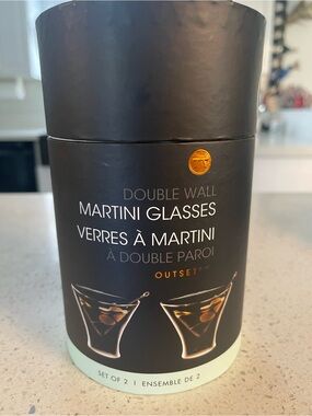 Double Wall Martini Glasses